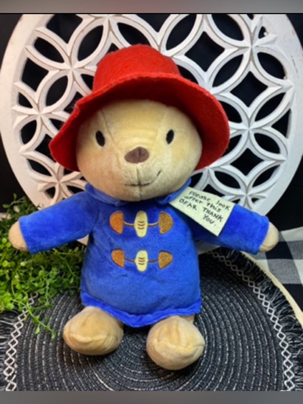 Paddington Bear Plush 12" Classic Dressed Hat & Blue Coat Kohls‎ Cares